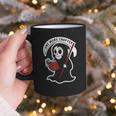 Grim Reaper Bookworm Cute Book Reading Halloween Graphic Print Coffee Mug Grim Reaper Bookworm Cute Book Reading Halloween Graphic Print Coffee Mug