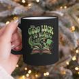 Groovy It's Good Luck To Read St Patrick's Day Book Lucky Graphic Print Coffee Mug Groovy It's Good Luck To Read St Patrick's Day Book Lucky Graphic Print Coffee Mug