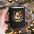 Halloween Cute Ghost Shirt Reading Books Ghost Graphic Print Coffee Mug