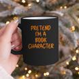 Halloween Pretend I'm Book Character Costume Lazy Adult Kids Graphic Print Coffee Mug