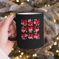 Heart Reading Books Valentine Teacher Boys Girls Book Lover Graphic Print Coffee Mug