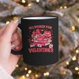 HUGvyn All Booked For Valentines Teacher Book Reading Heart Graphic Print Coffee Mug