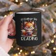 I'd Rather Be Reading Cute Fox Book Lover Reader Bookworm Graphic Print Coffee Mug