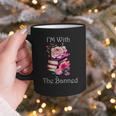 I'm With The Banned Books Bold Statement Against Censorshi Graphic Print Coffee Mug