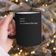 I'm Reading That Day For Book Lovers And Readers Graphic Print Coffee Mug