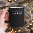 I'm A Simple Woman Jesus Coffee Dog Book Lover Christian Graphic Print Coffee Mug