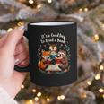 Its A Good Day To Read Book Cute Fox Sloth Owl Novel Reading Graphic Print Coffee Mug