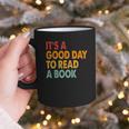 It's A Good Day To Read A Book Retro Vintage Teacher Graphic Print Coffee Mug It's A Good Day To Read A Book Retro Vintage Teacher Graphic Print Coffee Mug