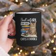 Just a Girl Who Loves Cats And Books Graphic Print Coffee Mug
