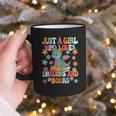Just A Girl Who Loves Dragons And Books Reading Bookworm Graphic Print Coffee Mug