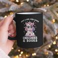 Just a Girl Who Loves Unicorns & Books Bookish Unicorn Love Graphic Print Coffee Mug Just a Girl Who Loves Unicorns & Books Bookish Unicorn Love Graphic Print Coffee Mug