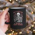 Just A Good Girl Reading Dirty Books Dark Romance Graphic Print Coffee Mug