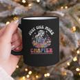 Just One More Chapter Skeleton Reading Book Bookworm Reader Graphic Print Coffee Mug