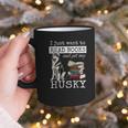I Just Want To Read Books And Pet My Husky Dog Graphic Print Coffee Mug I Just Want To Read Books And Pet My Husky Dog Graphic Print Coffee Mug