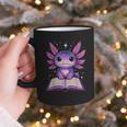 Kawaii Axolotl Cute Axolotls Reading Book Graphic Print Coffee Mug