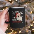 He Knows What You'Ve Been Reading Book Lover Women Santa Graphic Print Coffee Mug