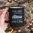 THIS LADY Will Never Own Enough BOOKS & YARN Graphic Print Coffee Mug THIS LADY Will Never Own Enough BOOKS & YARN Graphic Print Coffee Mug