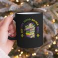 Let The Good Books Roll Mardi Gras Reading Graphic Print Coffee Mug