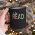 Let's Read Book Nerd Reading Book Lover Librarian Teacher Graphic Print Coffee Mug