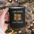 Librarian Of a Free Library Floral Book Lover Graphic Print Coffee Mug
