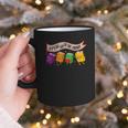 Librarian Let's All Go To The Library Cute Groovy Book Lover Graphic Print Coffee Mug