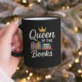 Librarian Queen Of The Books Book Reading Library Graphic Print Coffee Mug