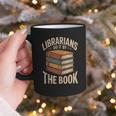 Librarians Do It By The Book Librarian Graphic Print Coffee Mug