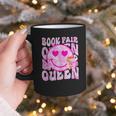 Library Book Fair Queen Vibe Groovy Tie Dye School Reading Graphic Print Coffee Mug Library Book Fair Queen Vibe Groovy Tie Dye School Reading Graphic Print Coffee Mug