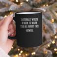 I Literally Wrote A Book To Warn You All About This Graphic Print Coffee Mug