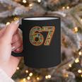 Literary 67 Bookshelf Six Seven Reading Meme Graphic Print Coffee Mug