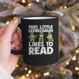 This Little Leprechaun Likes To Read St Patrick's Day Book Graphic Print Coffee Mug