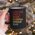 Live Life Like A Book Florida Would Ban Vintage Pride Month Graphic Print Coffee Mug