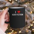 I Love Non Fiction Heart Books Reading Writing Writer Read Graphic Print Coffee Mug