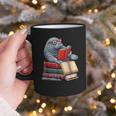 Manatee Reading Books Matching Bookworm Readers Librarian Graphic Print Coffee Mug