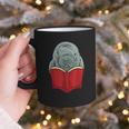 Manatee Reading Books Sea Animal Manatee Graphic Print Coffee Mug