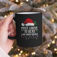 Matching Christmas PJS Most Likely To Read A Book Graphic Print Coffee Mug