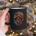 Melanin Girl Afro Book Lover Librarian Teacher Student Graphic Print Coffee Mug