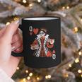 Modern Queen Of Hearts Book Lover Reading Novels Romantasy Graphic Print Coffee Mug