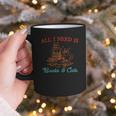 All I Need Is Books & Cats Cozy Graphic Print Coffee Mug