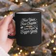 New Year New Chapter Same Dream Bigger Goals 2026 Book Lover Graphic Print Coffee Mug