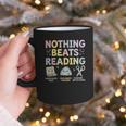 Nothing Beats Reading Book Librarian Across America Kids Graphic Print Coffee Mug
