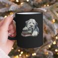 Old English Sheepdog Books Reading Dog Breed Graphic Graphic Print Coffee Mug