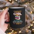 Once Upon A Time There Was A Girl Who Loves Books And Cats Graphic Print Coffee Mug Once Upon A Time There Was A Girl Who Loves Books And Cats Graphic Print Coffee Mug