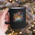 Open Book With Colorful Floral Reading Magic Graphic Print Coffee Mug
