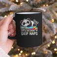 Panda Napping On Books Life’s Too Short To Skip Naps Graphic Print Coffee Mug