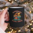 Paperbacks And Pool Days Flamingo Reading Summer Vibes Books Graphic Print Coffee Mug