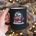 Penguin Reading a Book Animal Graphic Print Coffee Mug Penguin Reading a Book Animal Graphic Print Coffee Mug