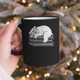 Polar Bear Reading Book Pajama Sleep Graphic Print Coffee Mug
