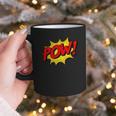POW -Adults Kids Comic Book Cartoon Pop Art Novelty Sarcastic Graphic Print Coffee Mug