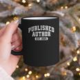 Proud Published Author 2025 Mom Dad Vintage Poet Book Writer Graphic Print Coffee Mug Proud Published Author 2025 Mom Dad Vintage Poet Book Writer Graphic Print Coffee Mug